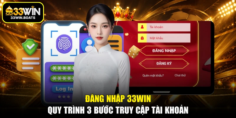 Đăng Nhập 33WIN – Quy Trình 3 Bước Truy Cập Tài Khoản