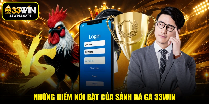 Những điểm nổi bật của sảnh đá gà 33WIN
