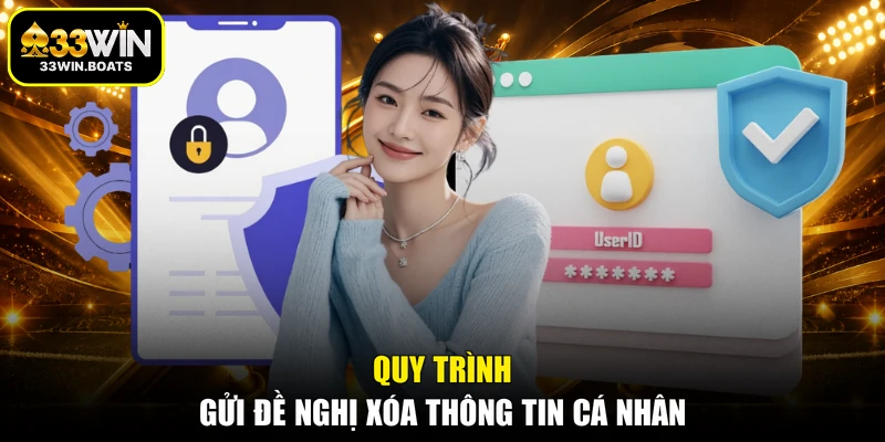 Quy trình gửi đề nghị xóa thông tin cá nhân